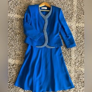 women’s Rina di Montella formal beaded skirt suit 14